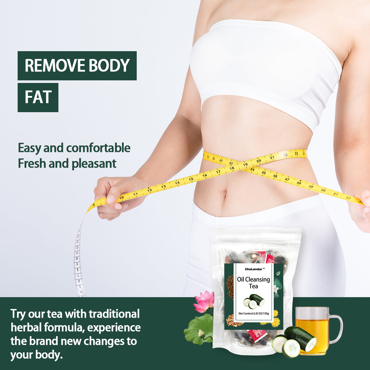 Organic Winter Melon Lotus Leaf Herbal Tea Chrysanthemum & More Blend of 9 Ingredients