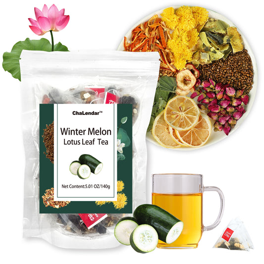 Organic Winter Melon Lotus Leaf Herbal Tea Chrysanthemum & More Blend of 9 Ingredients