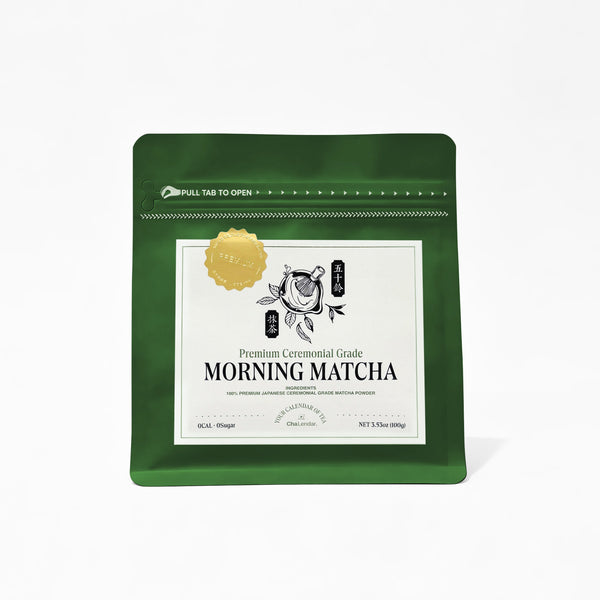 Morning Matcha｜Ceremonial Grade · Pure Green Tea Powder
